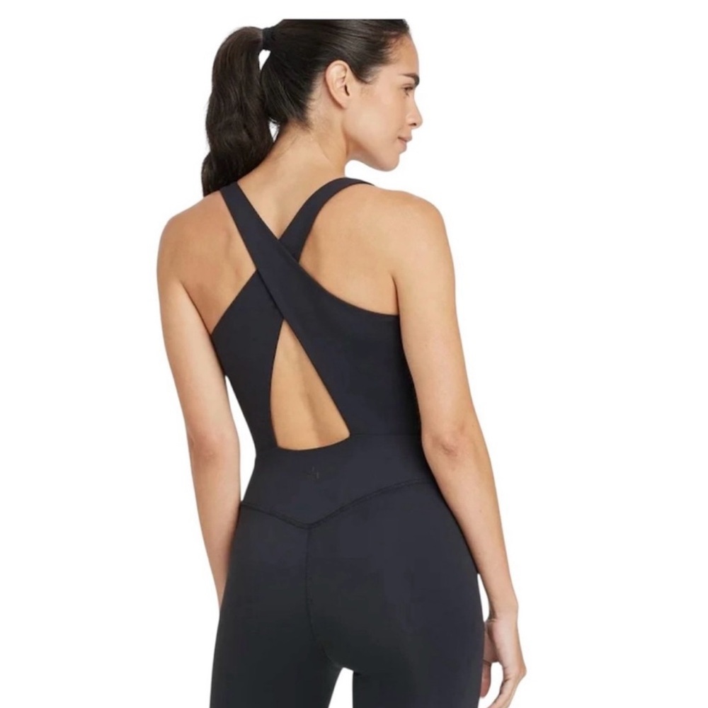 JoyLab Black Cross-Back Bodysuit